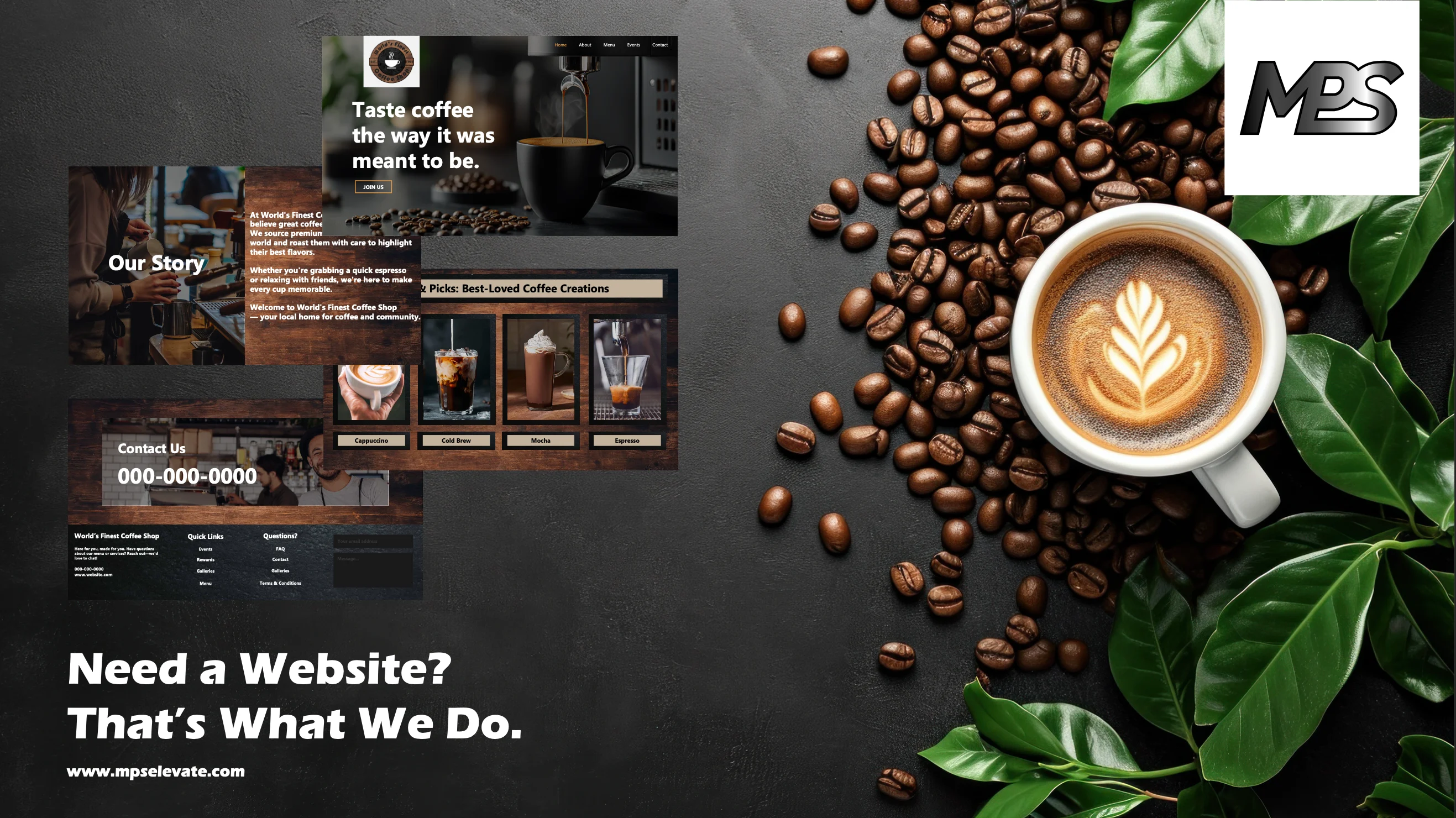 MPS Elevate Coffee Website 
